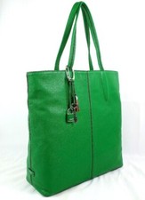 Tumi, Carli, Green Leather Tote Bag, North/south