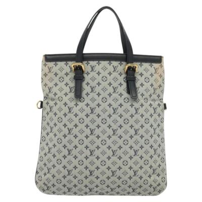小物 LOUIS VUITTON LOUIS VUITTON Monogram Mini Françoise Tote Bag 2way Blue
