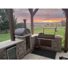 Outdoor Pizza Oven Nonno Peppe by EdilPlanet, Made in Sicily, Wood Fired!