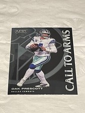 Dak Prescott Call to Arms Silver Chrome CA-4 Dallas Cowboys Insert 2020 Playoff