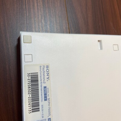 PS2 ホワイト PS2 Console SCPH75000 Ceramic White 2228 JAPAN 4948872411035