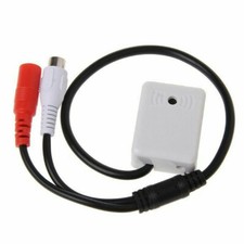 Adjustable Sensitivity Wide Range Covert Microphone Mic for CCTV Camera DVR