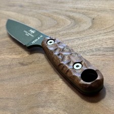 Royalcurl scales compatible with ESEE Izula II knife Walnut