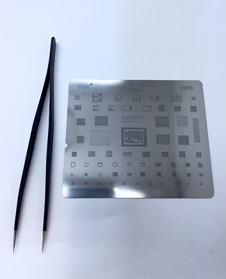 Reballing Schablonenplatte, BGA Chip - Lötschablone, Pinzette für iPhone 13,13 Mini