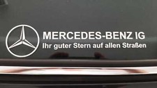 MBIG Aufkleber "Ihr guter Stern auf allen Straßen " Mercedes W120 W121 W110 w123 MBIG Aufkleber "Ihr guter Stern auf allen Straßen " Mercedes W120 W121 W110 w123