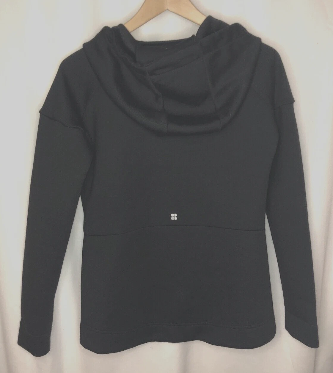 sweaty-betty full zip hooded performance zip pockets hoodie
