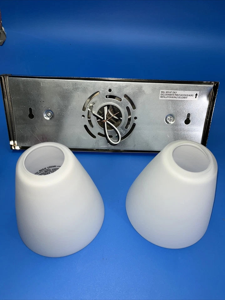 Designers Fountain - Two Light Bath Bar - Hudson Chrome. 6492-CH New - Image 3 of 4