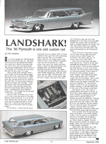 Modelador de autos septiembre 1992 Plymouth Wagon transmisión automática Fairlane 40 Ford cupé - Imagen 4 de 5