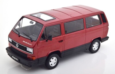 VW T3 Multivan Magnum 1987 rotmetallic 1:18 KK-Scale KKDC180991