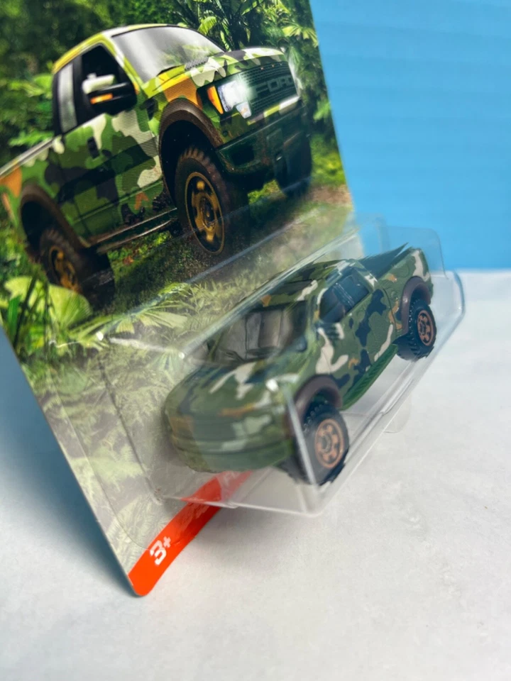 Matchbox Ford F-150 SVT Raptor Camouflage 1/64 Scale Truck - Image 4 of 4