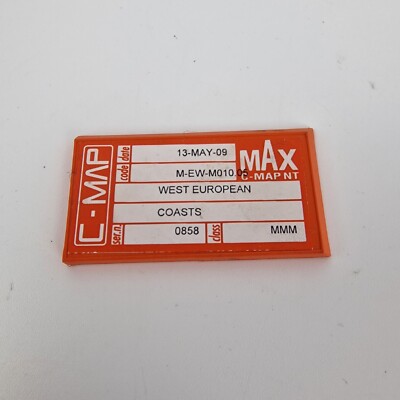 C-MAP MAX West European Coasts  EW-M010 C-Card Marine Charts Mega Wide