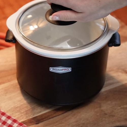 -Rpsl-350 Quart Slow Cooker, Auto Travel, 12V, White, 1.5 Quart - Picture 2 of 5