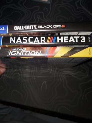 Ps4 Lot Nascar Ignition,Heat3,Black Ops 3