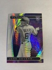 2021 Panini Chronicles Titan Hyper Prizm Jose Devers RC /299