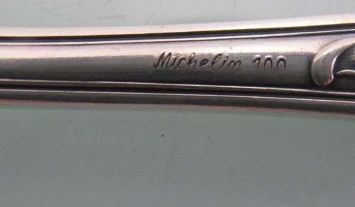 Sahnelöffel Michelin 100er Silberauflage Rokoko Barock - Bild 3 von 3
