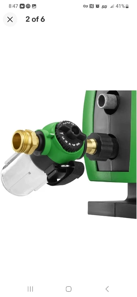 Lavadora a presión eléctrica portátil GC141333-1400 PSI Foto 3 de 4