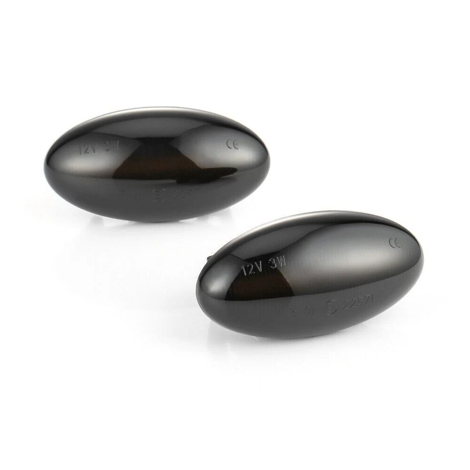 Dynamic Side Marker LED Turn Signal Indicator Blinker Lights For Peugeot 307 206 - Изображение 3 из 4