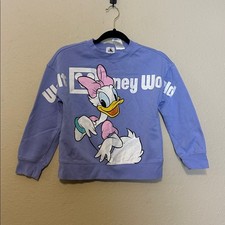 Walt Disney World Daisy Duck front back Spirit Jersey Size Kids 7/8