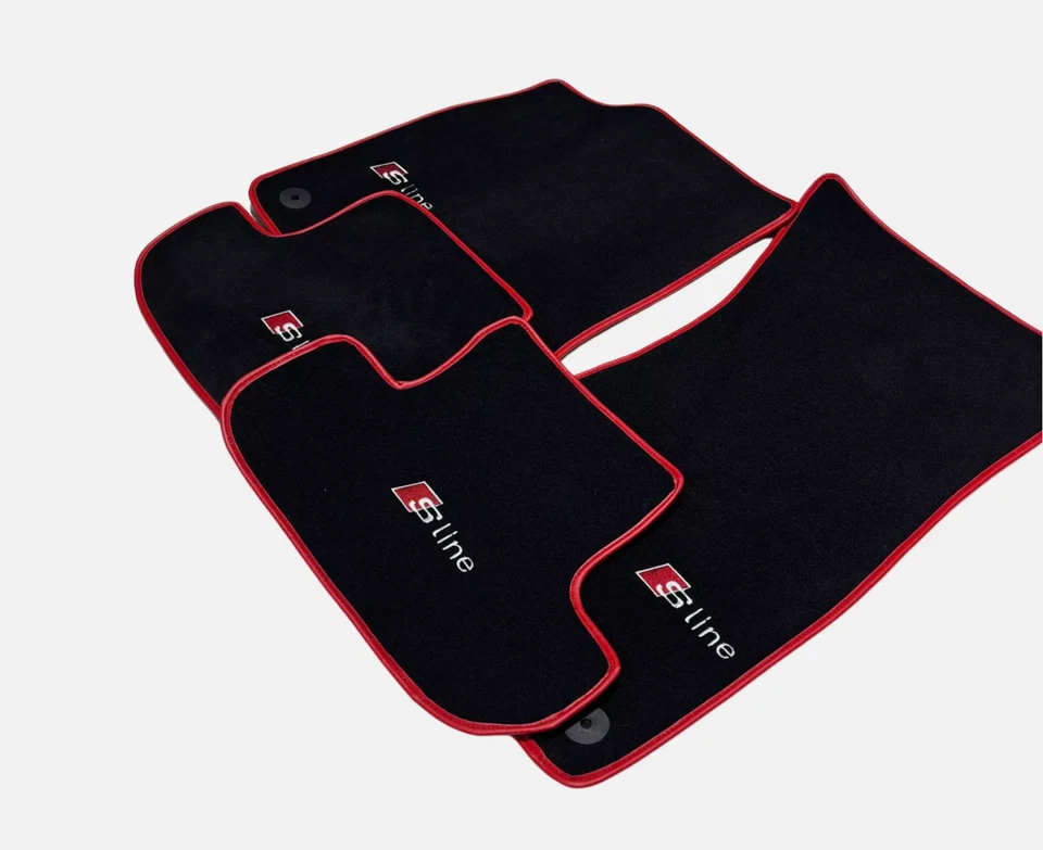 Alfombrillas de terciopelo de lujo para Audi A1-A3-A4-A5-A6-A7-A8-S-RS-Q2-Q3-Q5 Foto 4 de 4