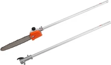 Pole Saw Attachment + Extension Pole Attachment Compatible with 125Ldx 128Djx 12
