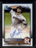 2025 Bowman Chrome Miguel Ullola Auto Refractor 1st Prospect #/499 Astros