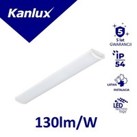 Oprawa Liniowa Led Meba Led 40W IP54 Nw 5200Lm 4000K Barwa Neutralna IP54 120Cm