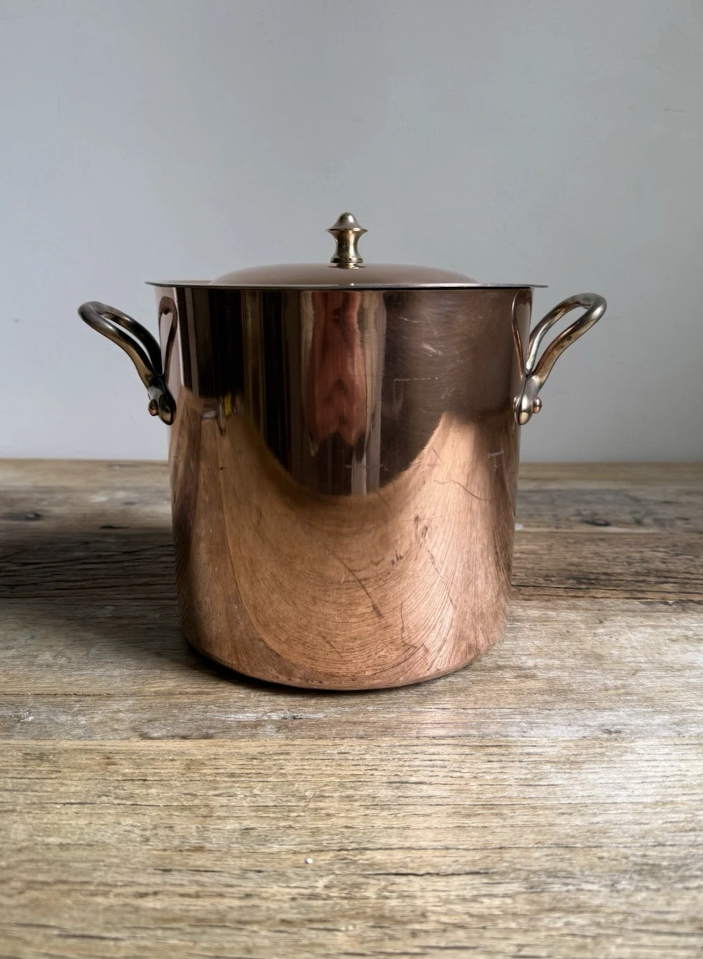 Copper Stock Pot with Lid - 16.5cm
Opens in a new window or tab