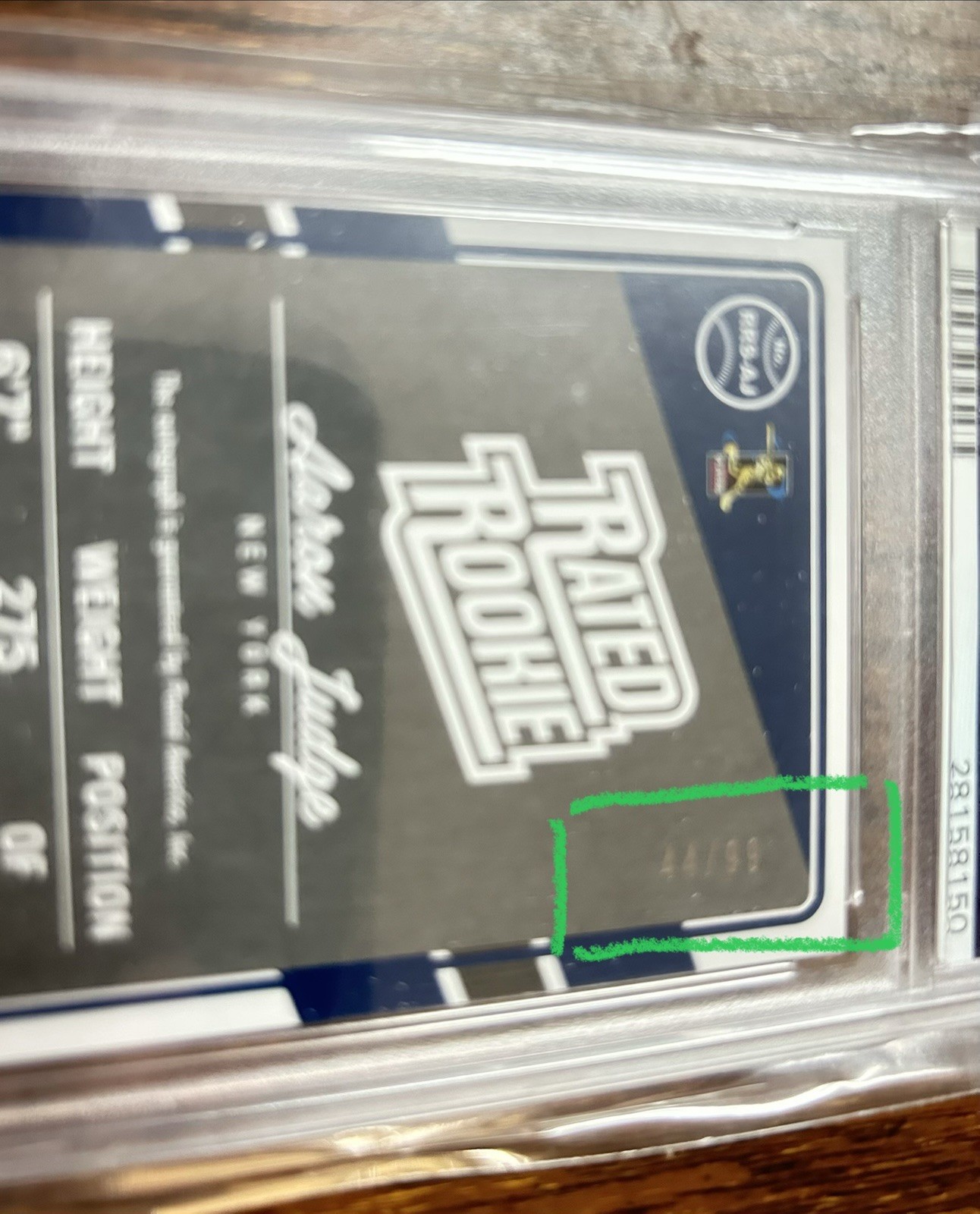 Aaron Judge 2017 Panini Donruss Optic Orange Rookie Auto Card PSA 10 28158150 👇 view 10