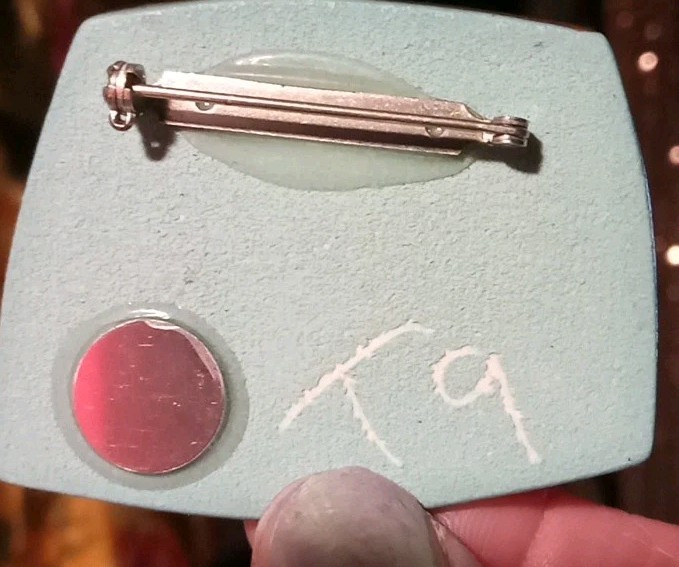 Ceramic Artisan Fish Brooch - image 2