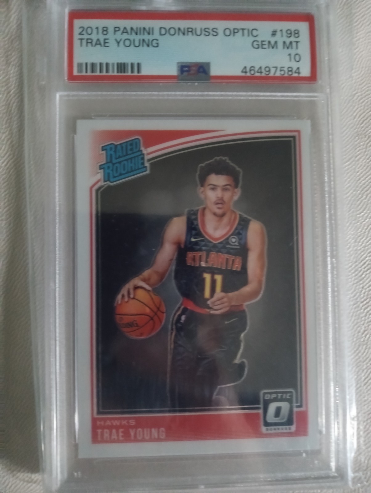 2018-19 Panini Donruss Optic - Rated Rookie Trae Young #198 (RC)
