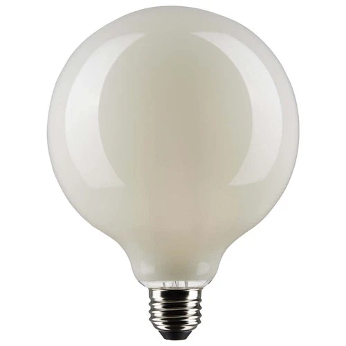 Satco 6w G40 Globe Filament LED 4000K Medium Base White Dimmable - 60w equiv - Picture 2 of 3