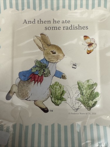 PETER RABBIT - Beatrix Potter - Frederick Warne & Co - 2 set 12 piatti - nuovi - Foto 7 di 9