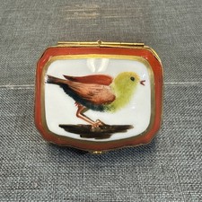 Chamart Limoges  Bird Trinket Box