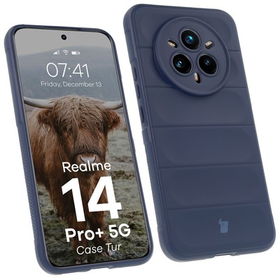 Handyhülle für Realme 14 Pro Plus 5G Bizon Case Cover Schutz Hülle Dunkelblau