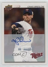 2008 Upper Deck Timeline Auto Craig Breslow #108 Auto