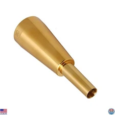 Mxfans 9.8mm Outer Diameter 3C Trumpet Mouthpiece Replacement Golden-Plated