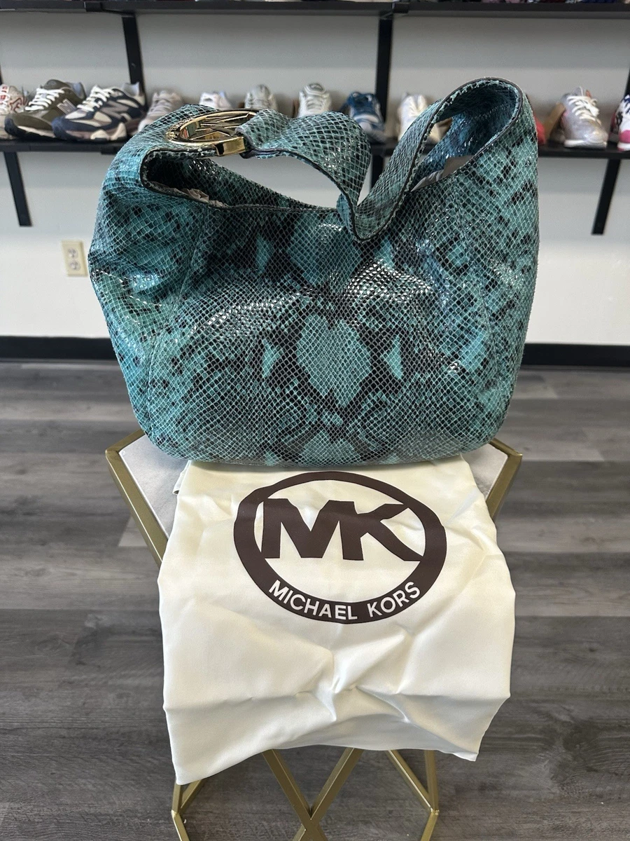 Michael Kors パイソン風ショルダーバッグ Michael Kors Python Animal Print Bags & Handbags for Women for