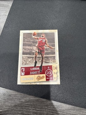 2004-05 Fleer Authentix - LeBron James #49