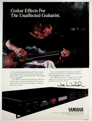 Yamaha GEP50 Guitar Effect Processor Vintage 1988 Print Ad Music Gear
