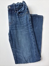 Gap Kids 90s Original Straight Dark Wash Blue Jeans Boys 12 Adjustable Waist
