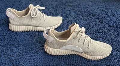 adidas Yeezy Boost 350 V2 Sesame Gray Primeknit Low Top Lace-Up AQ2661