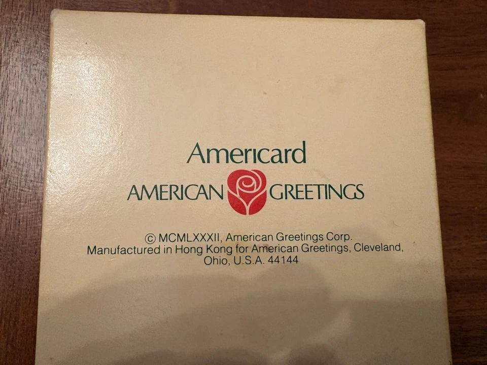 Strawberry Shortcake Vintage 1981 adorno en caja (sin cubierta de caja) raro Foto 2 de 4