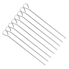 Zestaw szpikulców grillowych, stal nierdzewna, 27,5 cm, 2x4 sztuki, 731327