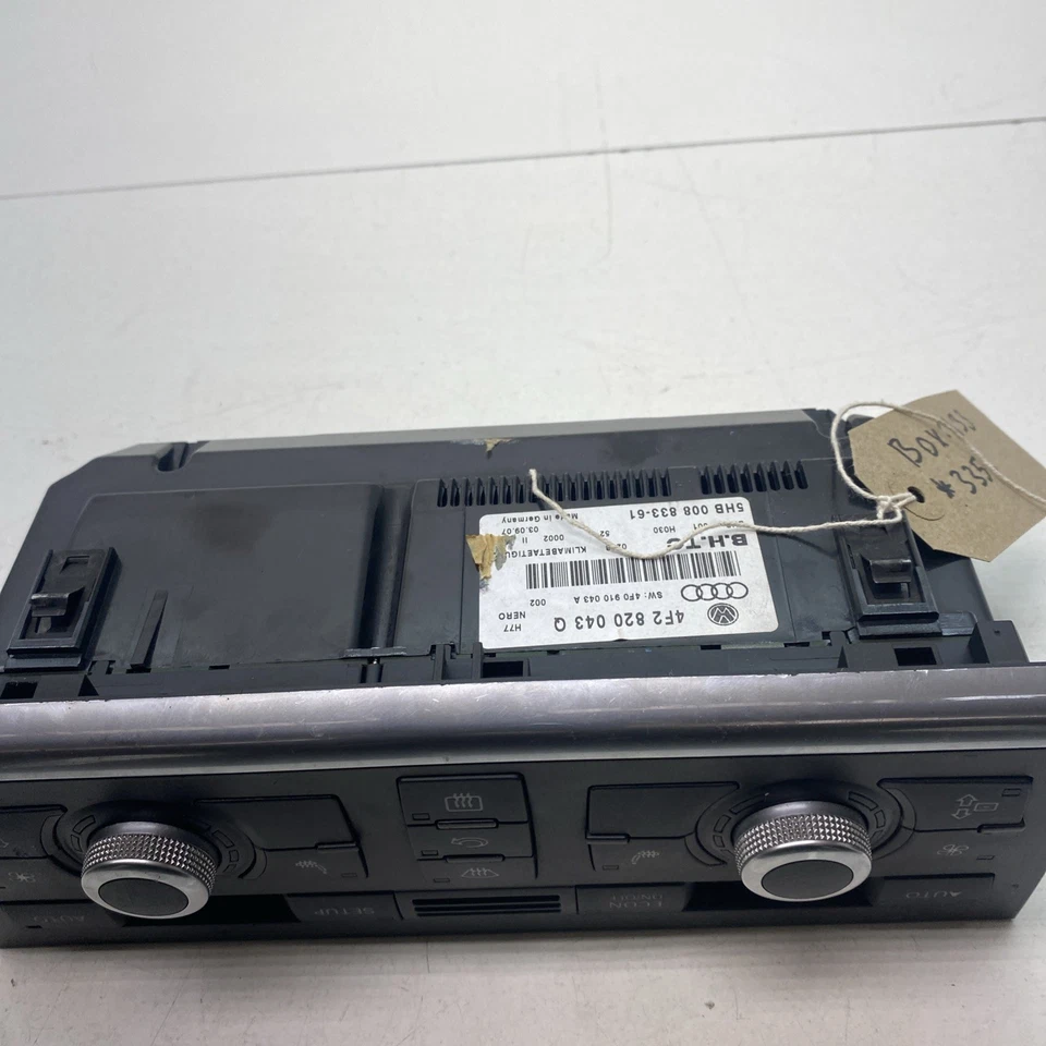 Audi A6 S Line 2006 5 puertas MK3 C6 Estate controles de clima 4F2820043Q Foto 2 de 4