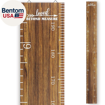 Growth Chart for Wall Kids Height Growth Chart Wooden Ruler Nursery Wall Decor B