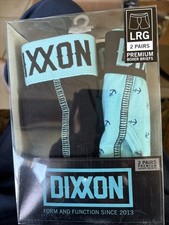 Dixxon Men's Boxer Briefs Premium 2-Pack Size Large, Solid/Pattern
