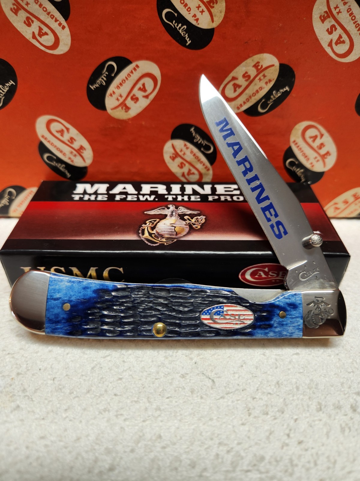  Case Xx Trapperlock Marines Edition