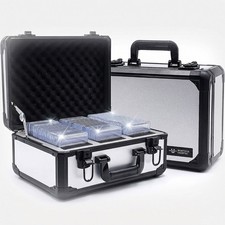 3 Row Trading Card Storage Case PSA Card Slab Box 80 Graded Sports Trading Cards