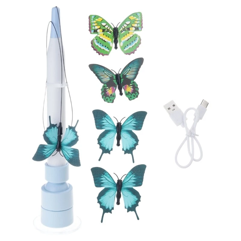 Battery Operated Automatic Cats Toy Electric Teaser for Interactively Fun