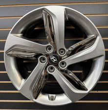18 Hyundai 18x7.5 Veloster Silver Wheel Oem Rim Factory Stock 2013-2015